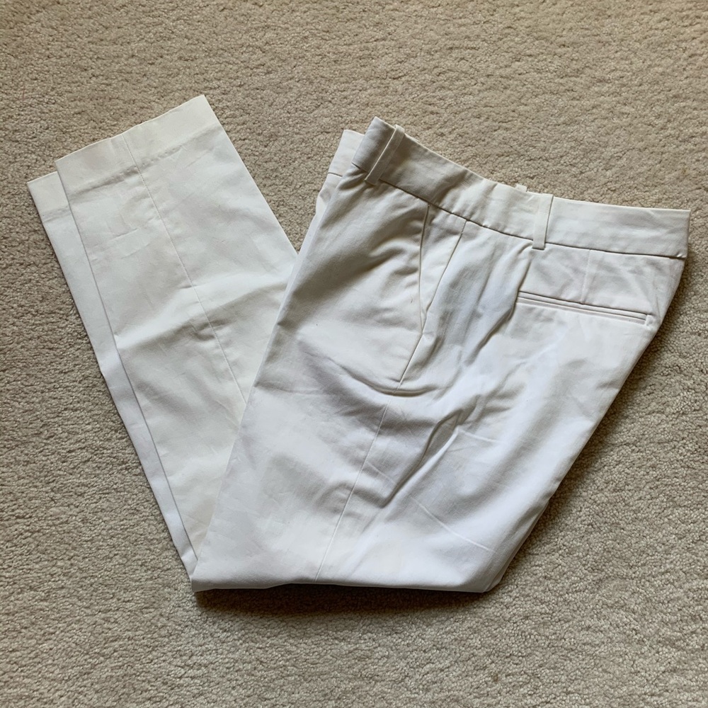 J Crew white pants